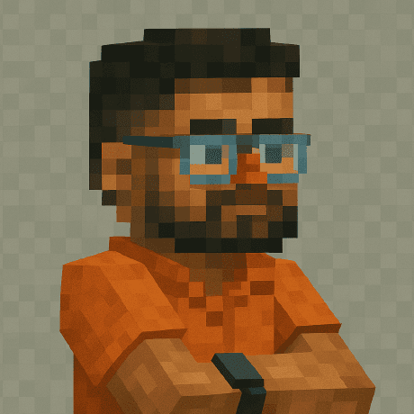 Minecraft-style portrait of Aman Purohit